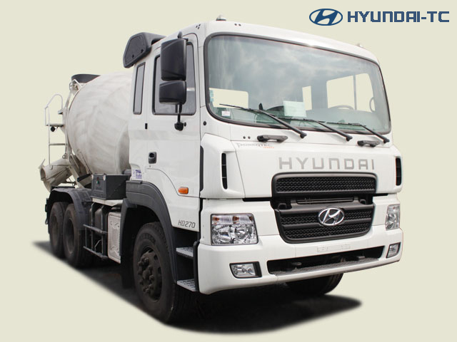 Xe bồn trộn bê tông Hyundai HD270 7m3 - Nhập khẩu